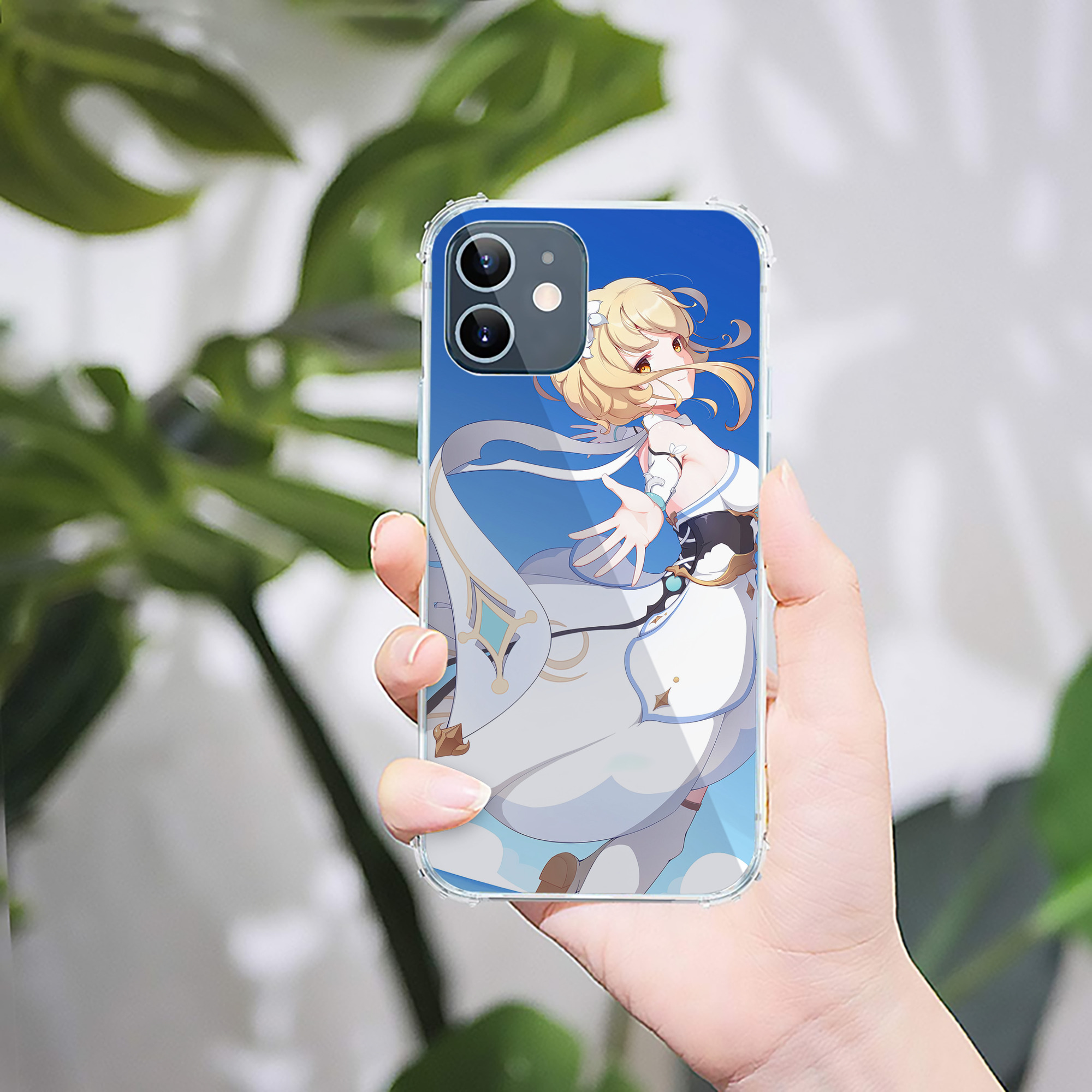 げんし神 genshin 【iPhone 12シリーズ対応】透明スマホケース（クリアソフトケース）
